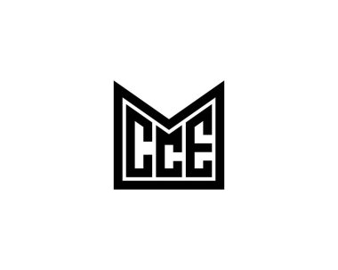 CCE logo tasarım vektör şablonu. CCE