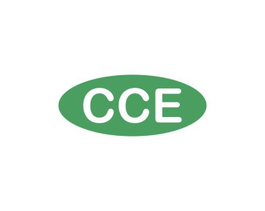 CCE logo tasarım vektör şablonu. CCE