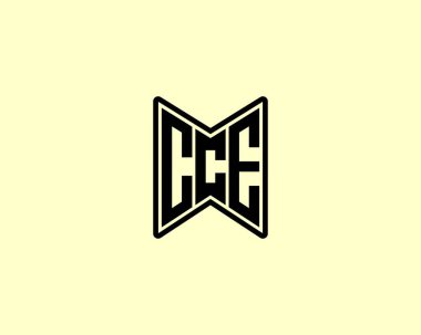 CCE logo tasarım vektör şablonu. CCE
