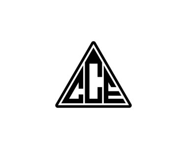 CCE logo tasarım vektör şablonu. CCE