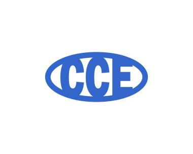 CCE logo tasarım vektör şablonu. CCE