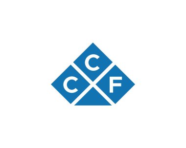 CCF logo tasarım vektör şablonu. CCF