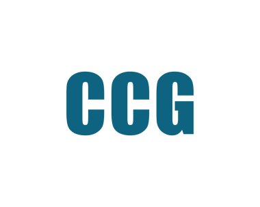 CCG logo tasarım vektör şablonu. CCG