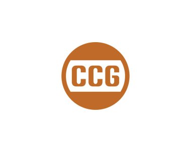 CCG logo tasarım vektör şablonu. CCG
