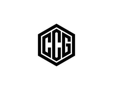CCG logo tasarım vektör şablonu. CCG