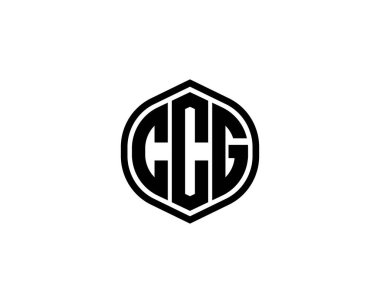 CCG logo tasarım vektör şablonu. CCG
