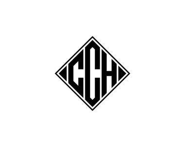 CCH logo tasarım vektör şablonu. CCH