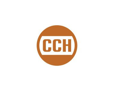CCH logo tasarım vektör şablonu. CCH