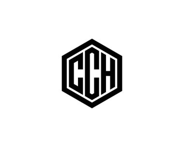 CCH logo tasarım vektör şablonu. CCH