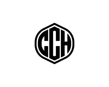 CCH logo tasarım vektör şablonu. CCH