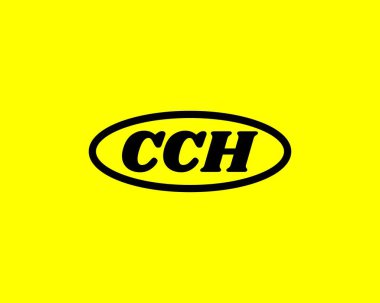 CCH logo tasarım vektör şablonu. CCH