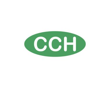CCH logo tasarım vektör şablonu. CCH
