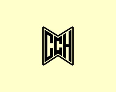 CCH logo tasarım vektör şablonu. CCH