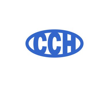 CCH logo tasarım vektör şablonu. CCH