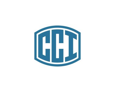 CCI logo tasarım vektör şablonu. CCI