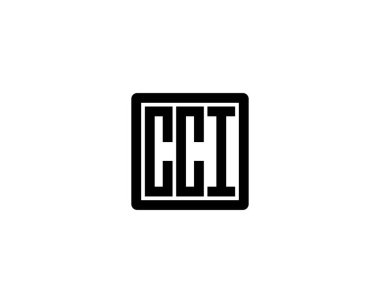 CCI logo tasarım vektör şablonu. CCI
