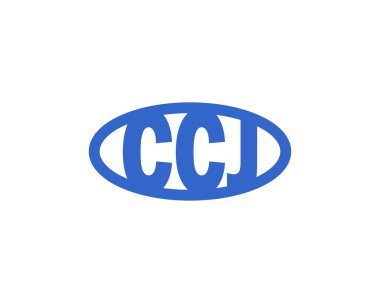 CCJ logo tasarım vektör şablonu. CCJ