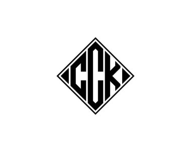 CCK logo tasarım vektör şablonu. CCK