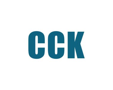 CCK logo tasarım vektör şablonu. CCK