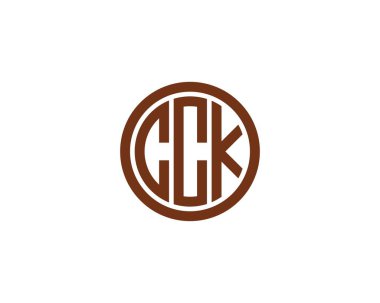 CCK logo tasarım vektör şablonu. CCK