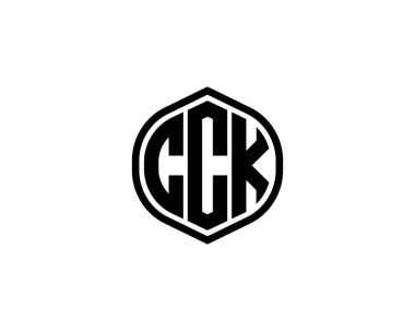 CCK logo tasarım vektör şablonu. CCK