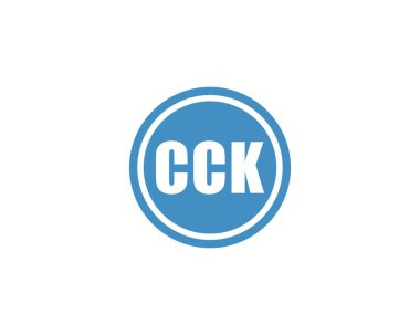 CCK logo tasarım vektör şablonu. CCK