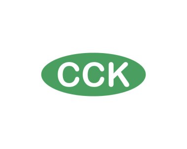 CCK logo tasarım vektör şablonu. CCK