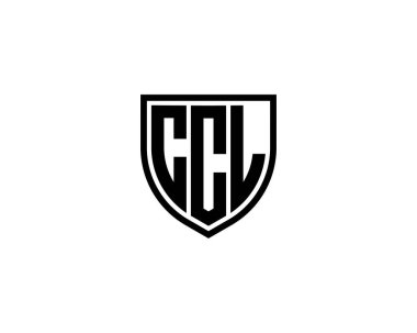CCL logo tasarım vektör şablonu. CCL