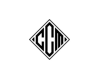 CCM Logo tasarım vektör şablonu. CCM