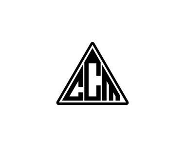 CCM Logo tasarım vektör şablonu. CCM