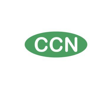CCN logo tasarım vektör şablonu. CCN