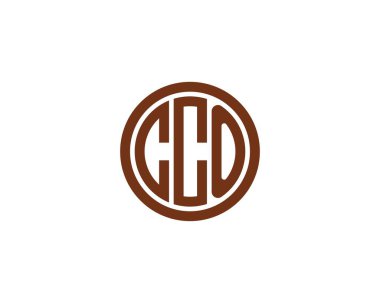 CCO logo tasarım vektör şablonu. CCO