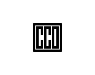 CCO logo tasarım vektör şablonu. CCO