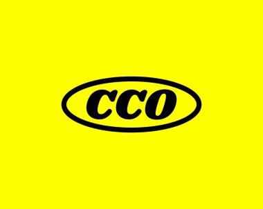 CCO logo tasarım vektör şablonu. CCO