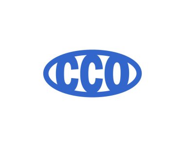CCO logo tasarım vektör şablonu. CCO