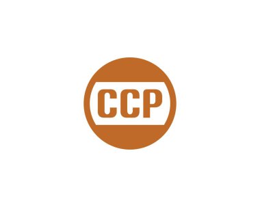 CCP logo tasarım vektör şablonu. CCP