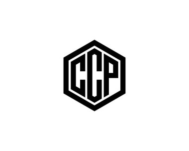 CCP logo tasarım vektör şablonu. CCP