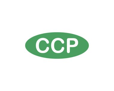 CCP logo tasarım vektör şablonu. CCP
