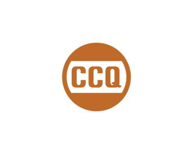 CCQ Logo tasarım vektör şablonu. CCQ