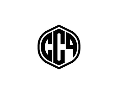 CCQ Logo tasarım vektör şablonu. CCQ