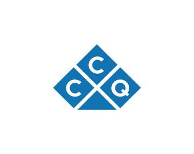 CCQ Logo tasarım vektör şablonu. CCQ