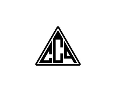 CCQ Logo tasarım vektör şablonu. CCQ