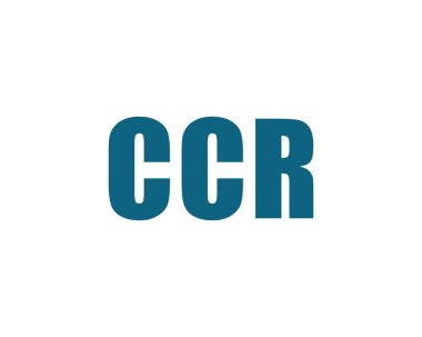 CCR logo tasarım vektör şablonu. CCR