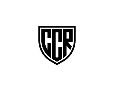CCR logo tasarım vektör şablonu. CCR