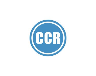 CCR logo tasarım vektör şablonu. CCR