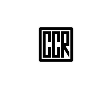 CCR logo tasarım vektör şablonu. CCR