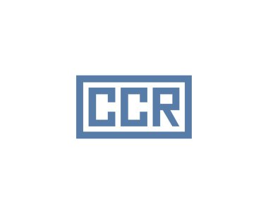 CCR logo tasarım vektör şablonu. CCR