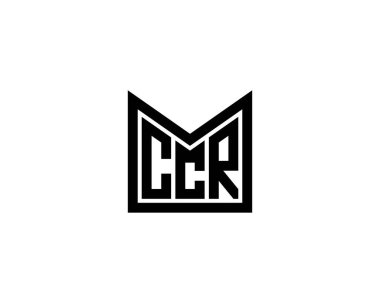 CCR logo tasarım vektör şablonu. CCR