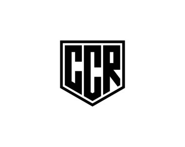 CCR logo tasarım vektör şablonu. CCR