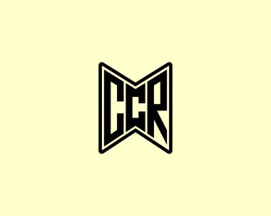 CCR logo tasarım vektör şablonu. CCR